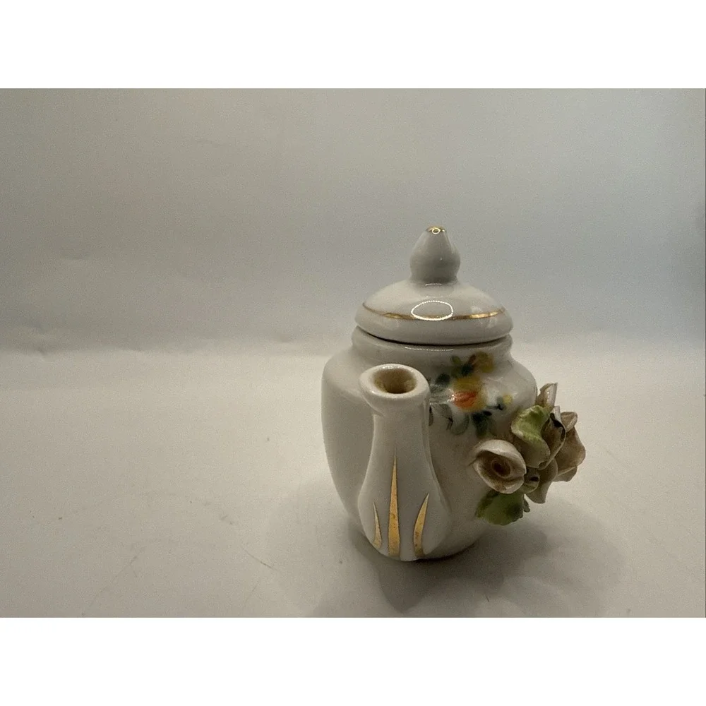 Vintage‎ SICO Teapot Calodimonte Flower Pattern Design Made In Germany